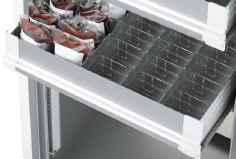 Schubfächer aus Aluminium oder Edelstahl